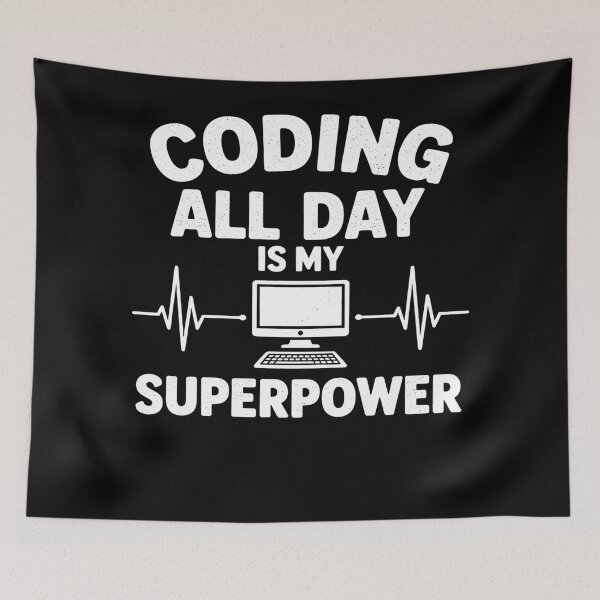 Item preview, Coding All Day Is My Superpower - Funny Computer Programmer Gift designed and sold by Axivra.
