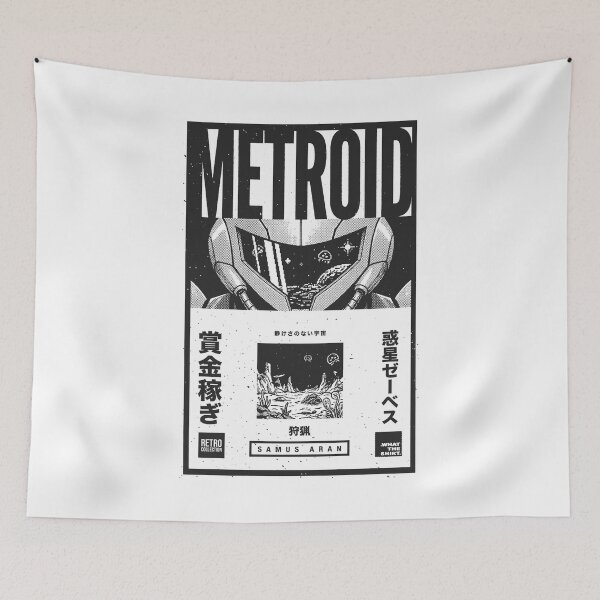 Item preview, Samus Aran Retro Manga Style - Metroid Tribute designed and sold by WHAT THE SHIRT.