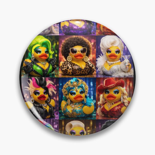 Item preview, Ducks in Drag designed and sold by charmaine pettigrew.