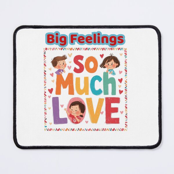 Item preview, Big Feelings – So Much Love | Cute Love & Kindness Illustration for Kids designed and sold by AME Kids Designs.