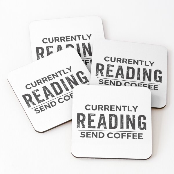 Item preview, Currently Reading Send Coffee designed and sold by TheEmptyBottleStudio.