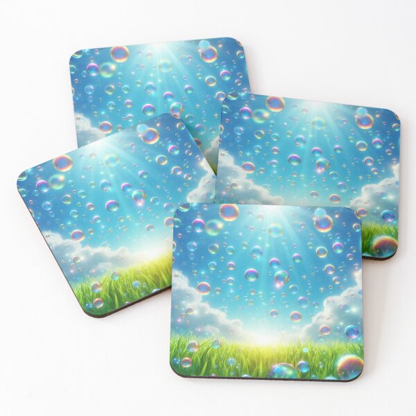 Item preview, Bubbles Floating Down From the Sky designed and sold by TinCatOutPost.