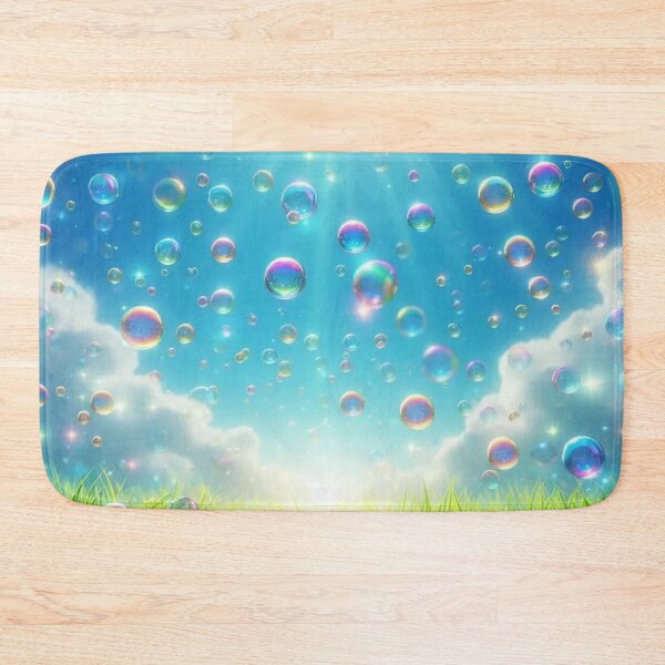 Item preview, Bubbles Floating Down From the Sky designed and sold by TinCatOutPost.