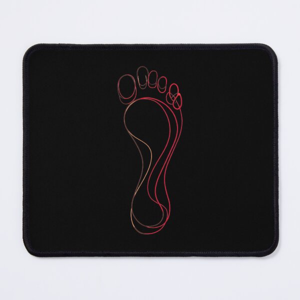 Item preview, Barefoot Walking - Grounding Nature Footprint Design designed and sold by kndzxf.