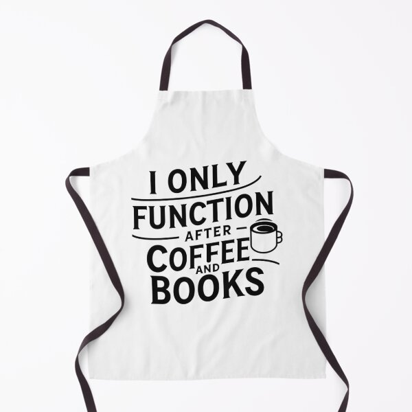 Item preview, I Only Function After Coffee and Books designed and sold by TheEmptyBottleStudio.