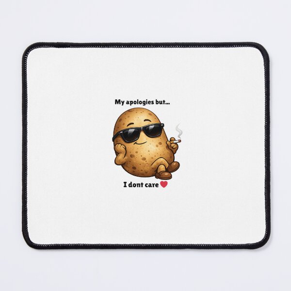 Item preview, Unbothered Potato Sticker designed and sold by PaintandInkwork.