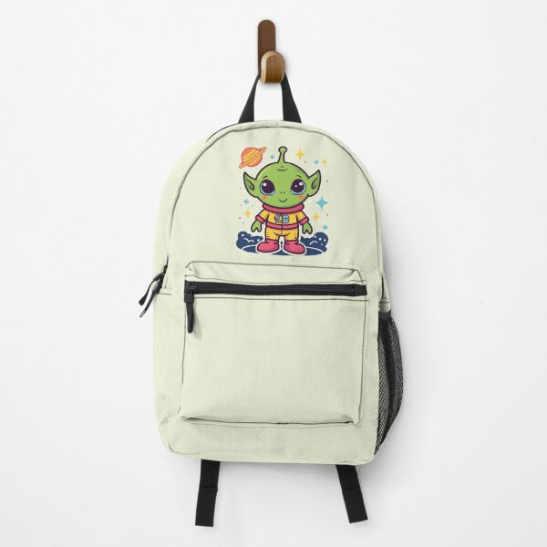 Item preview, Kawaii Baby Alien with Planet and Stars designed and sold by ValeriValera.