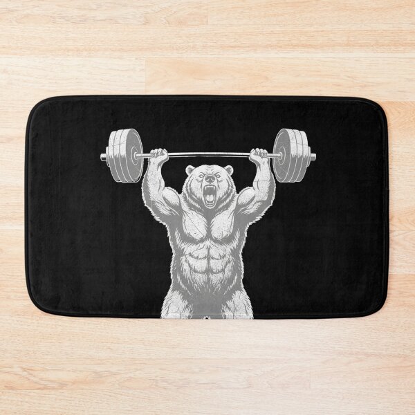 Item preview, Grizzly Bear Weightlifting Strongman Gym Fitness designed and sold by salmzouriart.