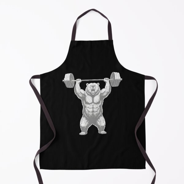 Item preview, Grizzly Bear Weightlifting Strongman Gym Fitness designed and sold by salmzouriart.