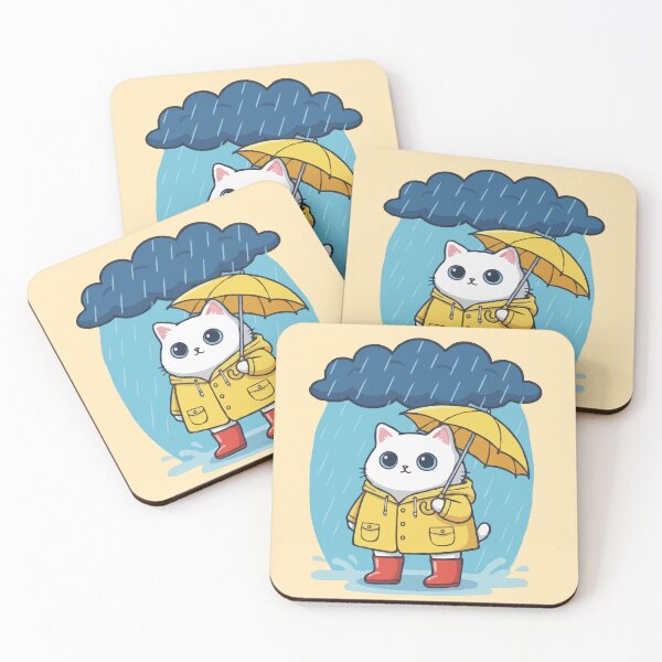 Item preview, Cat in the Cloudburst designed and sold by Gkinoki.