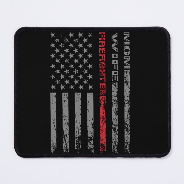 Item preview, Firefighter Mom Wife Distressed American Flag designed and sold by FireGraphics and Photoshop.