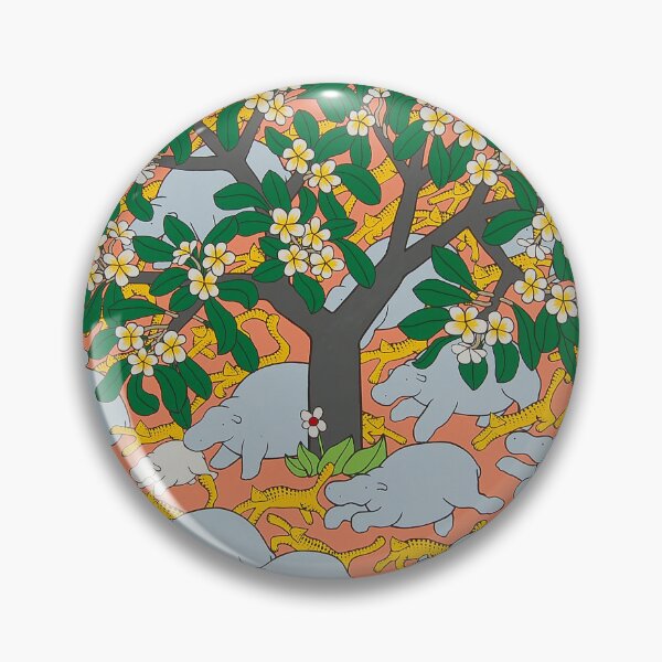 Item preview, Franjipani Hippo Stampede designed and sold by guyporter.