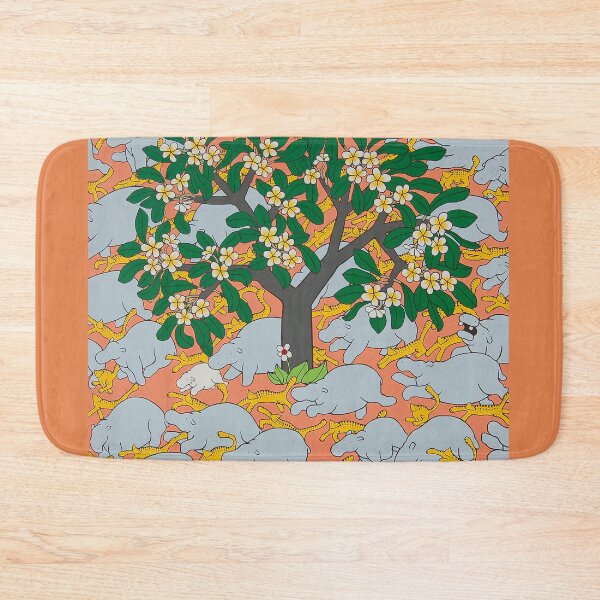 Item preview, Franjipani Hippo Stampede designed and sold by guyporter.