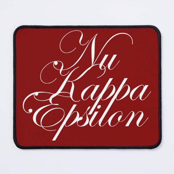 Artikelvorschau, Nu Kappa Epsilon Schrift - Rot entworfen und verkauft von NKE Merch.
