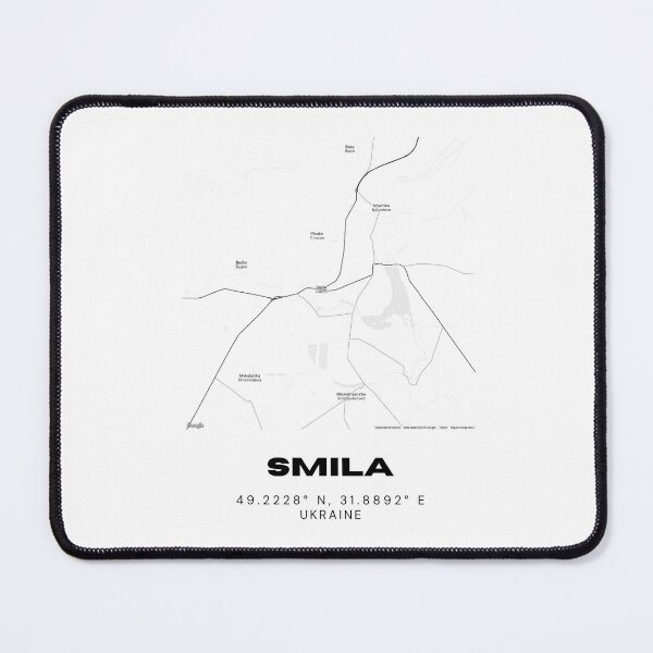 Item preview, Smila Ukraine Map Print | Coordinates Minimalist City Wall Art designed and sold by RM-Journey.
