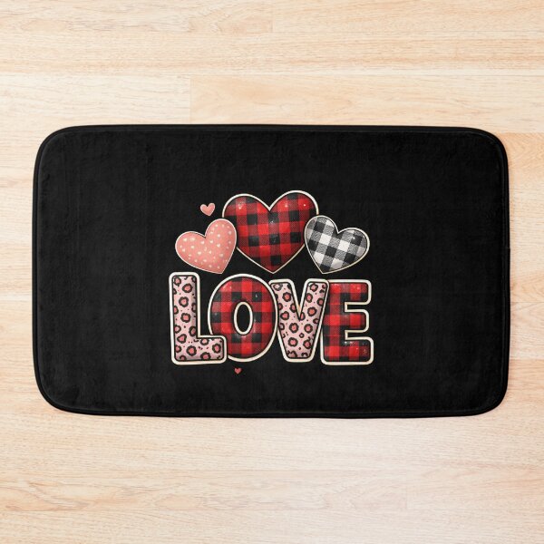 Item preview, Love Buffalo Plaid Hearts Valentine's Day designed and sold by SofenArt.