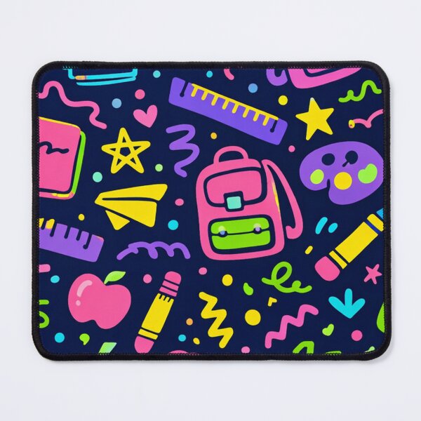 Item preview, Neon School Supplies Doodles designed and sold by SassyArtistry.