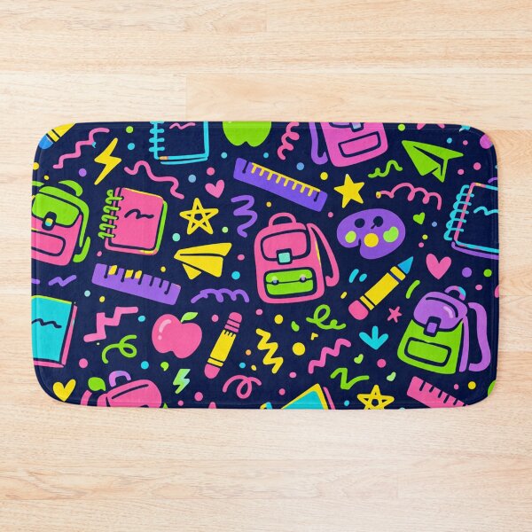 Item preview, Neon School Supplies Doodles designed and sold by SassyArtistry.