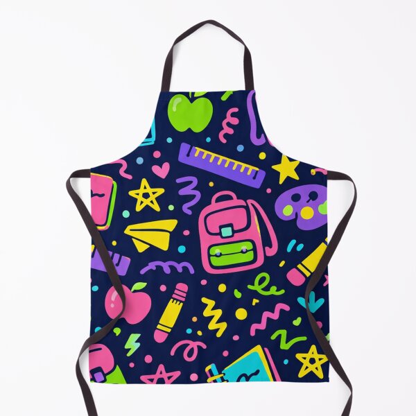 Item preview, Neon School Supplies Doodles designed and sold by SassyArtistry.