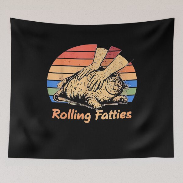 Item preview, Rolling Fatties Rolling Fatties Cat designed and sold by BASKF.