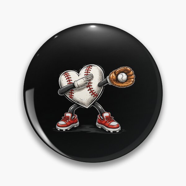 Item preview, Heart Baseball Dab Baseball Fan designed and sold by SofenArt.
