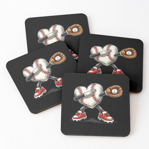 Item preview, Heart Baseball Dab Baseball Fan designed and sold by SofenArt.