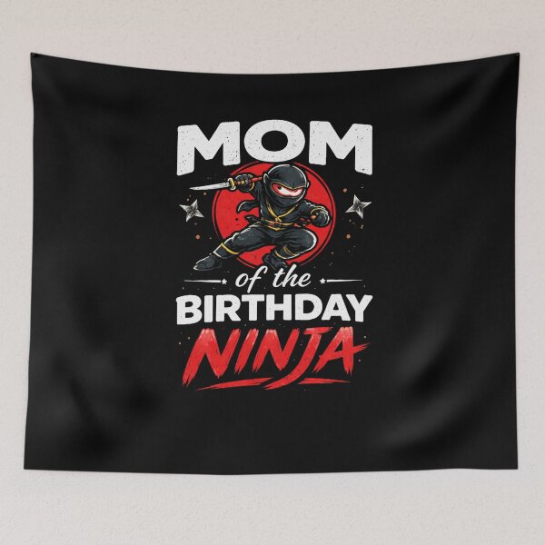 Item preview, Mom Of The Birthday Ninja designed and sold by SofenArt.
