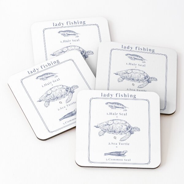 Item preview, lady fishing designed and sold by Vernisefrancois.