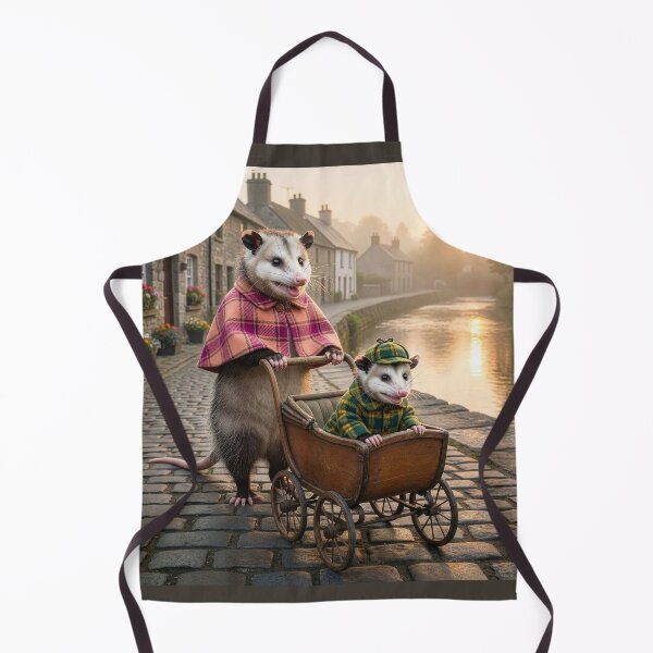 Item preview, Mother Possum and Junior Out for a Spin designed and sold by Tridentulus.