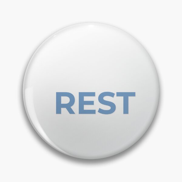 Item preview, REST — Minimalist Calm Typography Design | Self-Care Aesthetic | Mindfulness & Wellness Gift designed and sold by innerfaith.