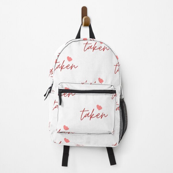 Item preview, Minimalist Red Script Taken Typography Art designed and sold by Merch08 .