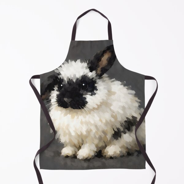 Item preview, Black-and-White Lionhead Rabbit  designed and sold by Masha_D.