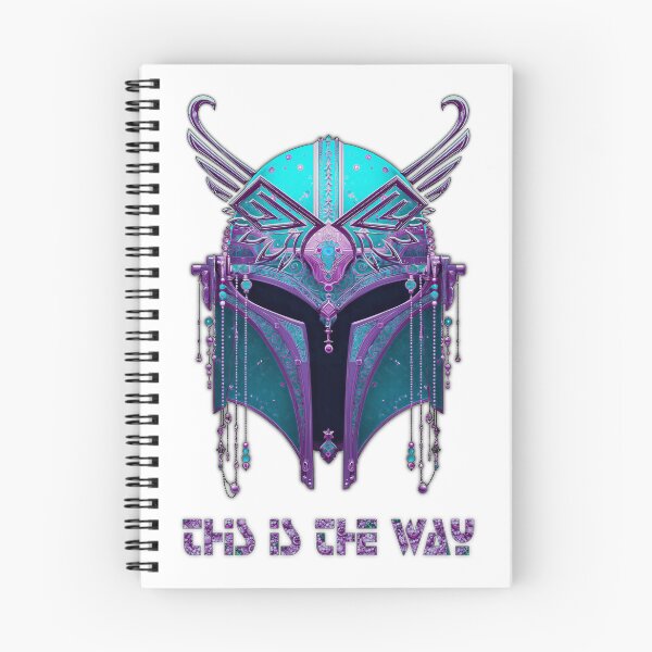 Item preview, Ornate Sci-Fi Warrior Helmet - Teal Purple designed and sold by Artsy Sharky.