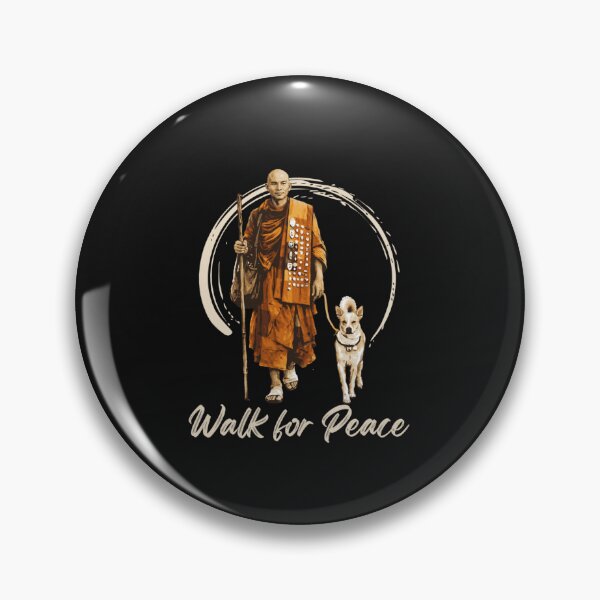 Item preview, Peace Walking Monks and Aloka Dog Walk for Peace Long Sleeve designed and sold by dianadouri.
