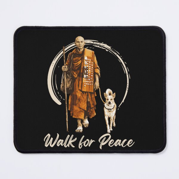 Item preview, Peace Walking Monks and Aloka Dog Walk for Peace Long Sleeve designed and sold by dianadouri.