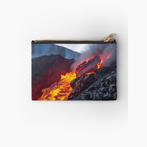 Item preview, Volcano Magma River Sticker designed and sold by SassyArtistry.