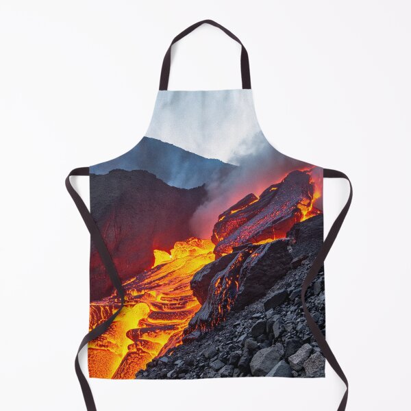 Item preview, Volcano Magma River Sticker designed and sold by SassyArtistry.