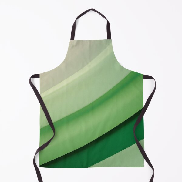 Item preview, Curved Green and Beige Abstract Flow Wave designed and sold by SassyArtistry.