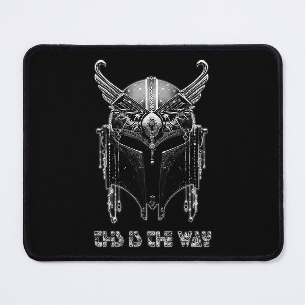 Item preview, Ornate Sci-Fi Warrior Helmet - Black White designed and sold by Artsy Sharky.