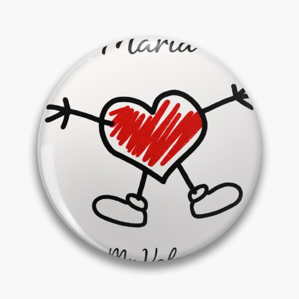 Item preview, Maria Is My Valentine – Romantic Name Valentine Gift designed and sold by chessnegocios.