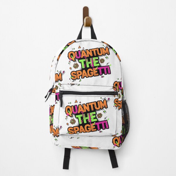 Item preview, Quantum The Spaghetti – Surrealist Pop Art Glitch Typography designed and sold by VibranPalette.
