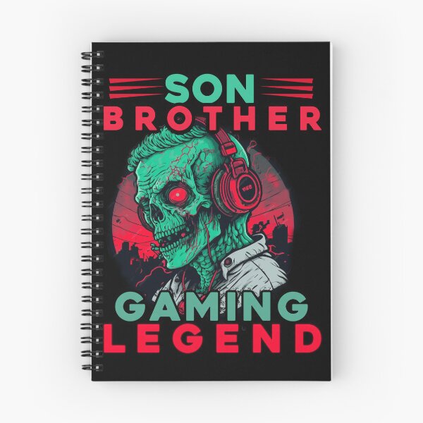 Item preview, Son Brother Gaming Legend Zombie Gamer T-Shirt designed and sold by MKBgdesign.