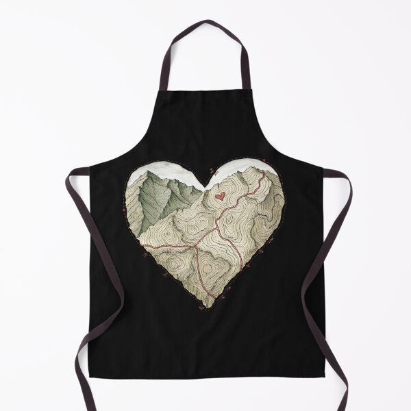 Item preview, Topographic Map Heart designed and sold by GogoGrove.