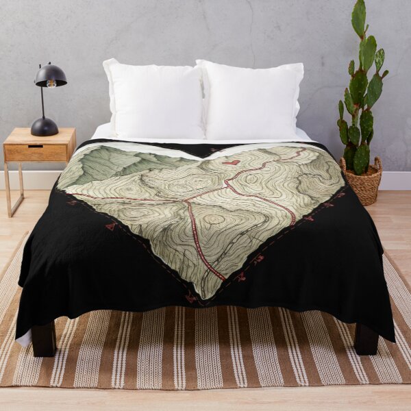 Item preview, Topographic Map Heart designed and sold by GogoGrove.