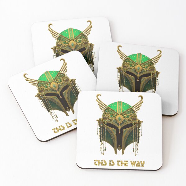 Item preview, Ornate Sci-Fi Warrior Helmet - Green Gold designed and sold by Artsy Sharky.