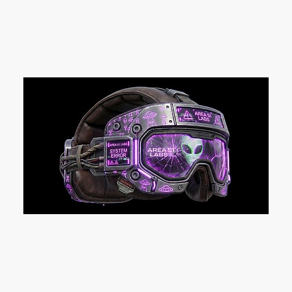 Item preview, Area 51 Labs: TACTICAL HELMET - Purple Edition (Classified Archive) designed and sold by AREA51.LABS.