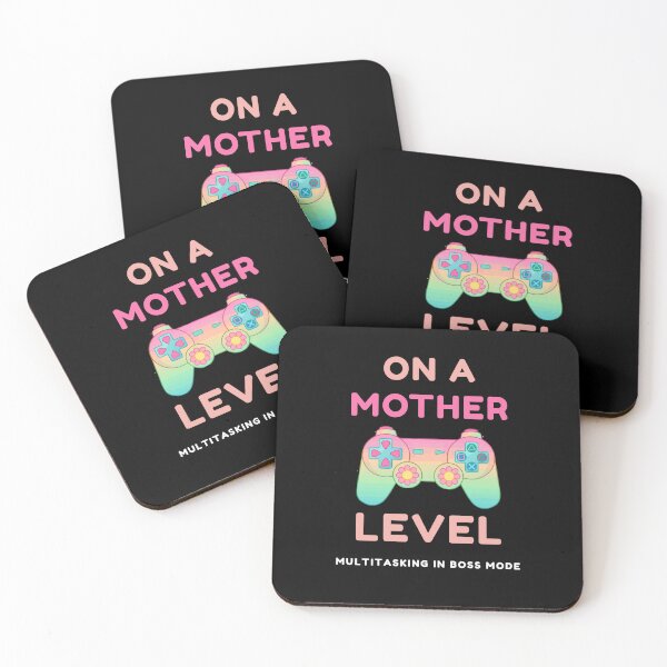 Item preview, On a Mother Level Multitasking in Boss Mode — Funny Gamer Mom Gift — Rainbow designed and sold by Retro Gamer Gifts.