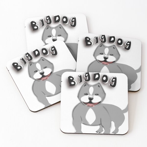 Item preview, Big Dog grey and white Bullie designed and sold by yungrichmerch.