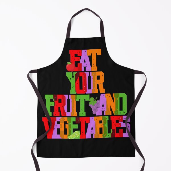 Item preview, Eat your fruits & vegetables apple grapes lime designed and sold by Shedronpanda.