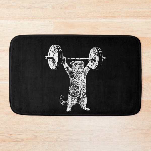 Item preview, Bulldog Weightlifting Gym Fitness Animal designed and sold by salmzouriart.